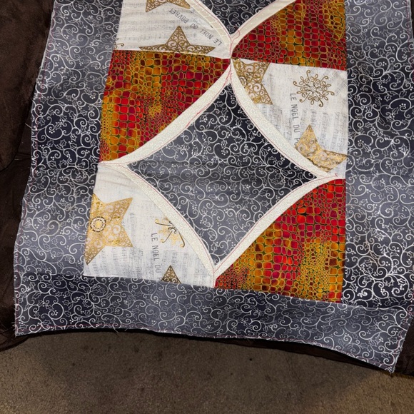 Colorful Patchwork Reversible Table Runner - Picture 2 of 5